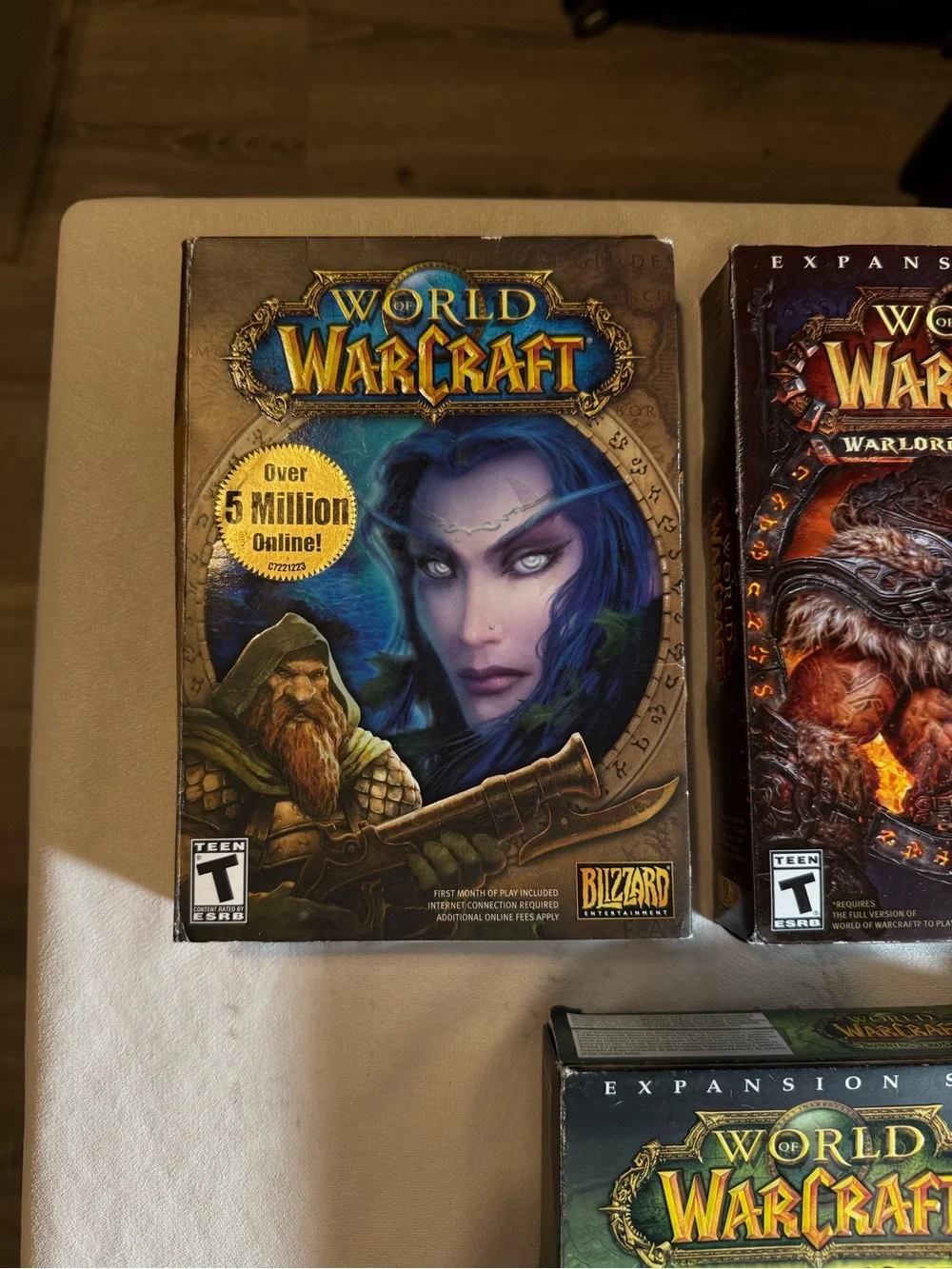World of Warcraft PC lot. All disks, manuals, materials included.